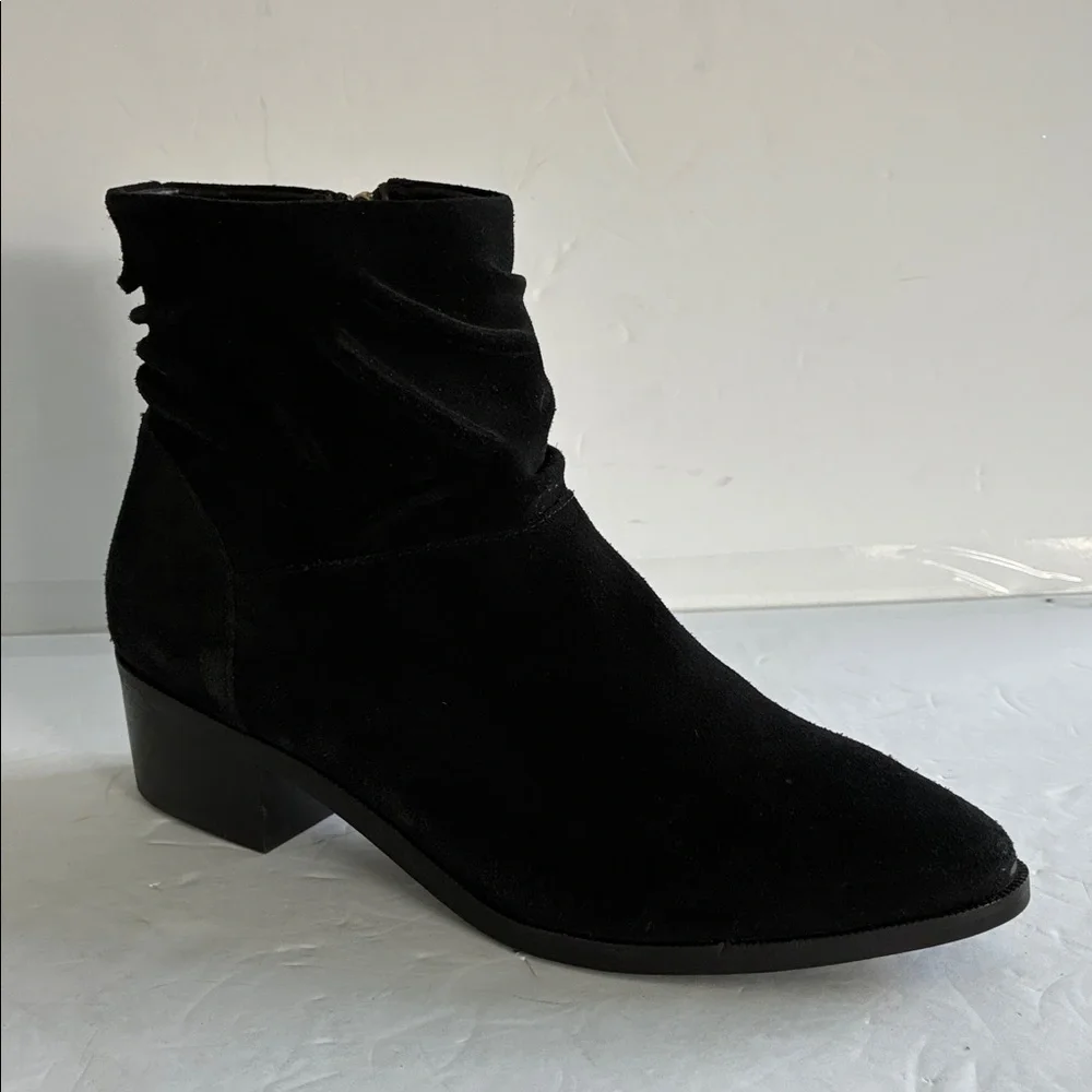 COLE HAAN Women's Maple Water Resistant Bootie Ankle Boot Black Suede Size 9 NWT - Picture 3 of 8